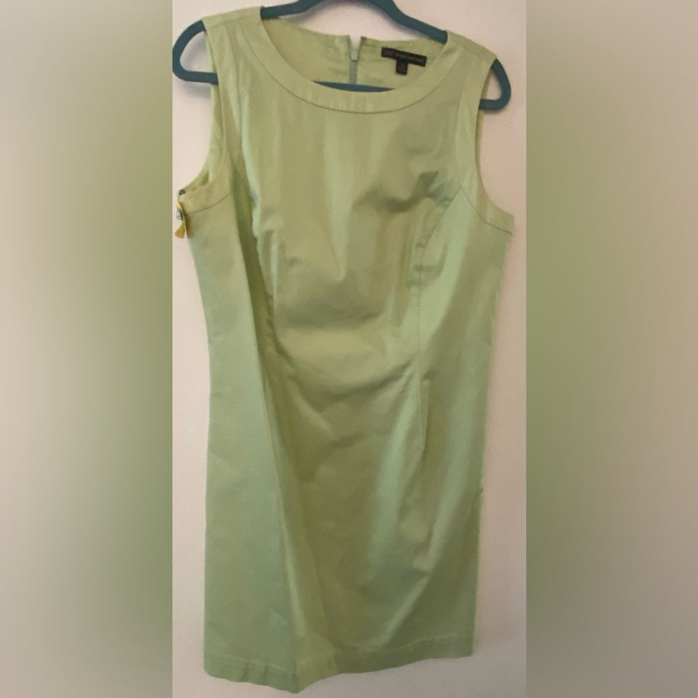 "346" Brooks Brothers Lime Sleeveless Mini Dress Women's Sz Large